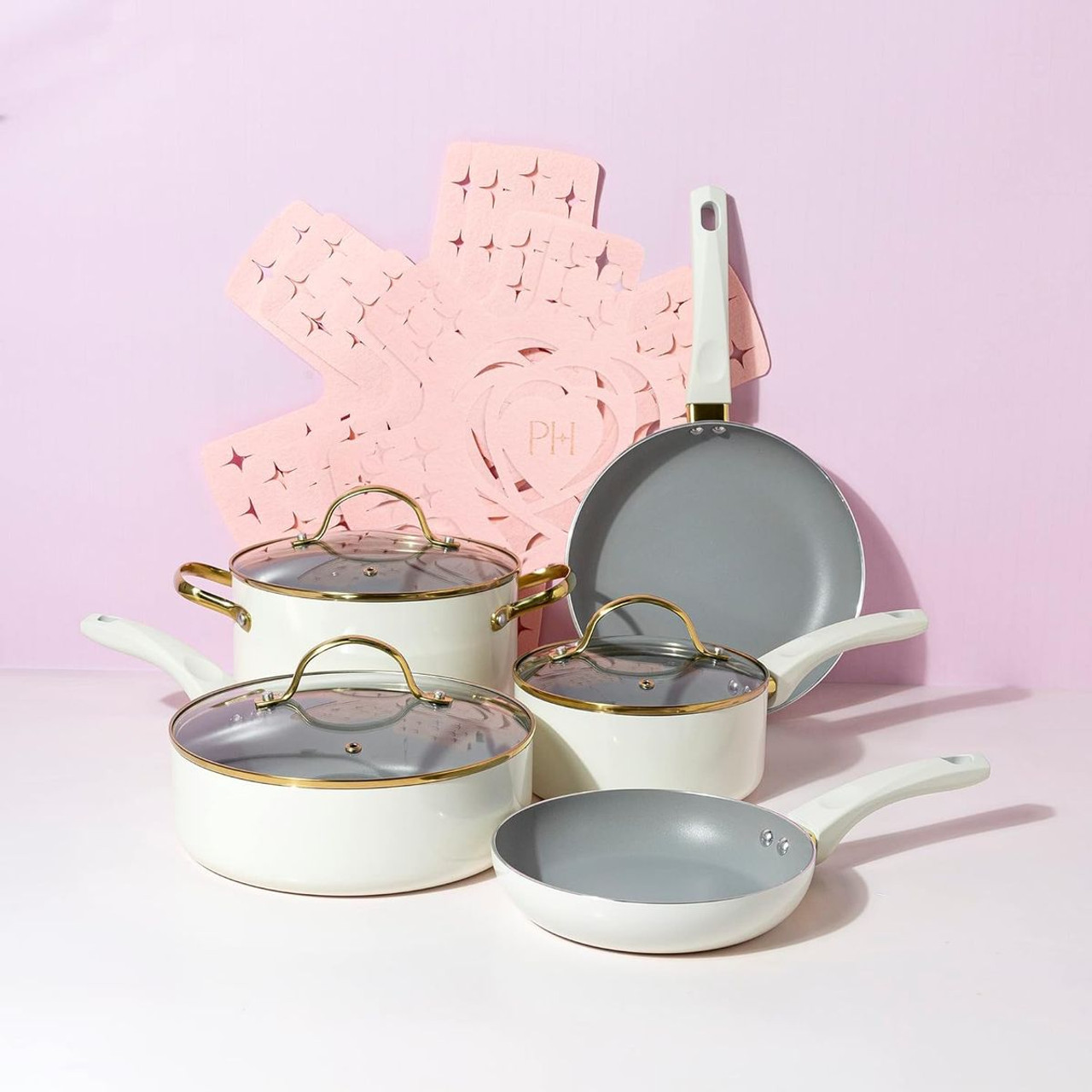 Paris Hilton Epic Nonstick Pots and Pans Set (12 Pieces) product image