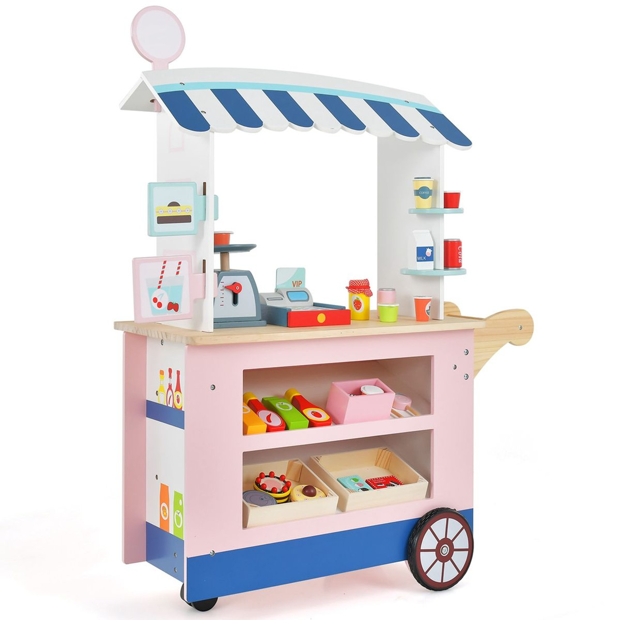 Kids' Snacks & Sweets Food Cart with Accessories  product image