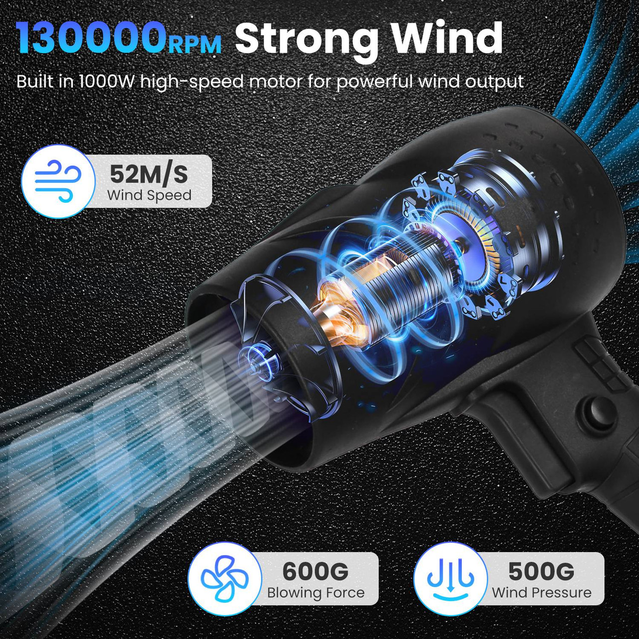 Mini Cordless Leaf Blower product image