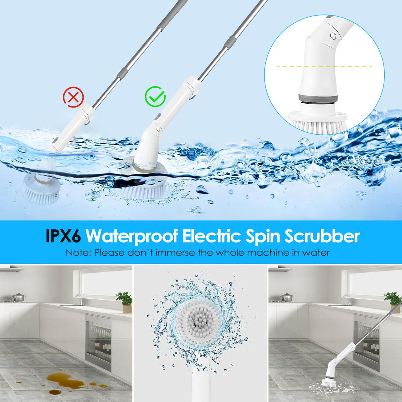 Electric Spin Scrubber Brush product image