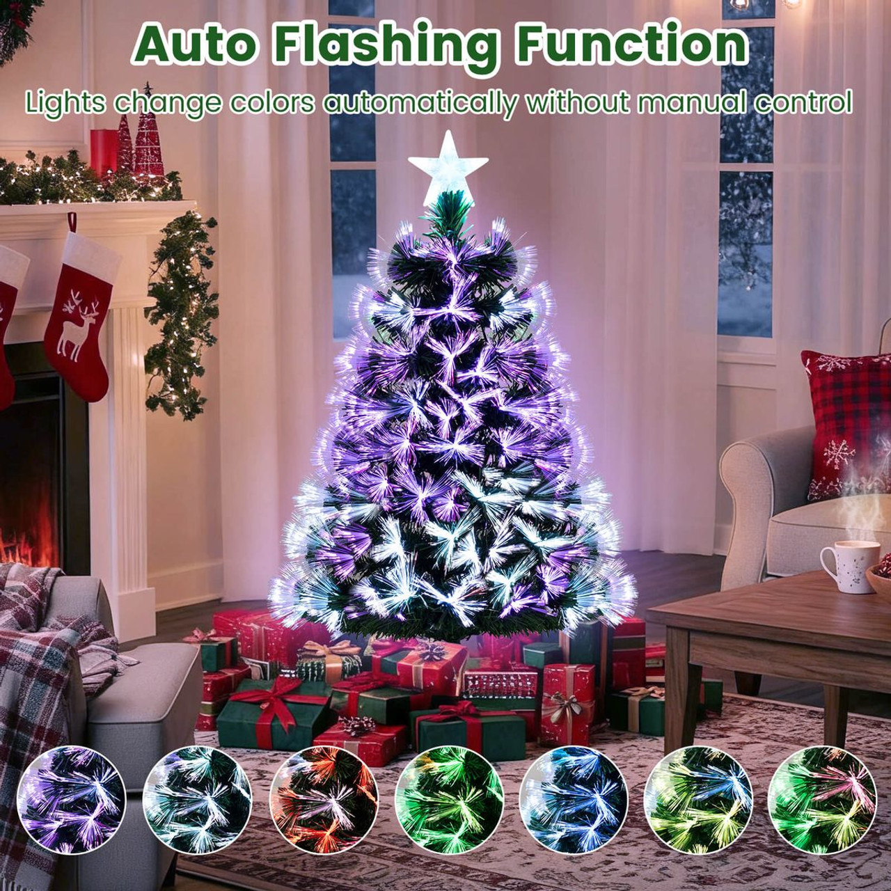 3 Foot Fiber Optic Christmas Tree  product image