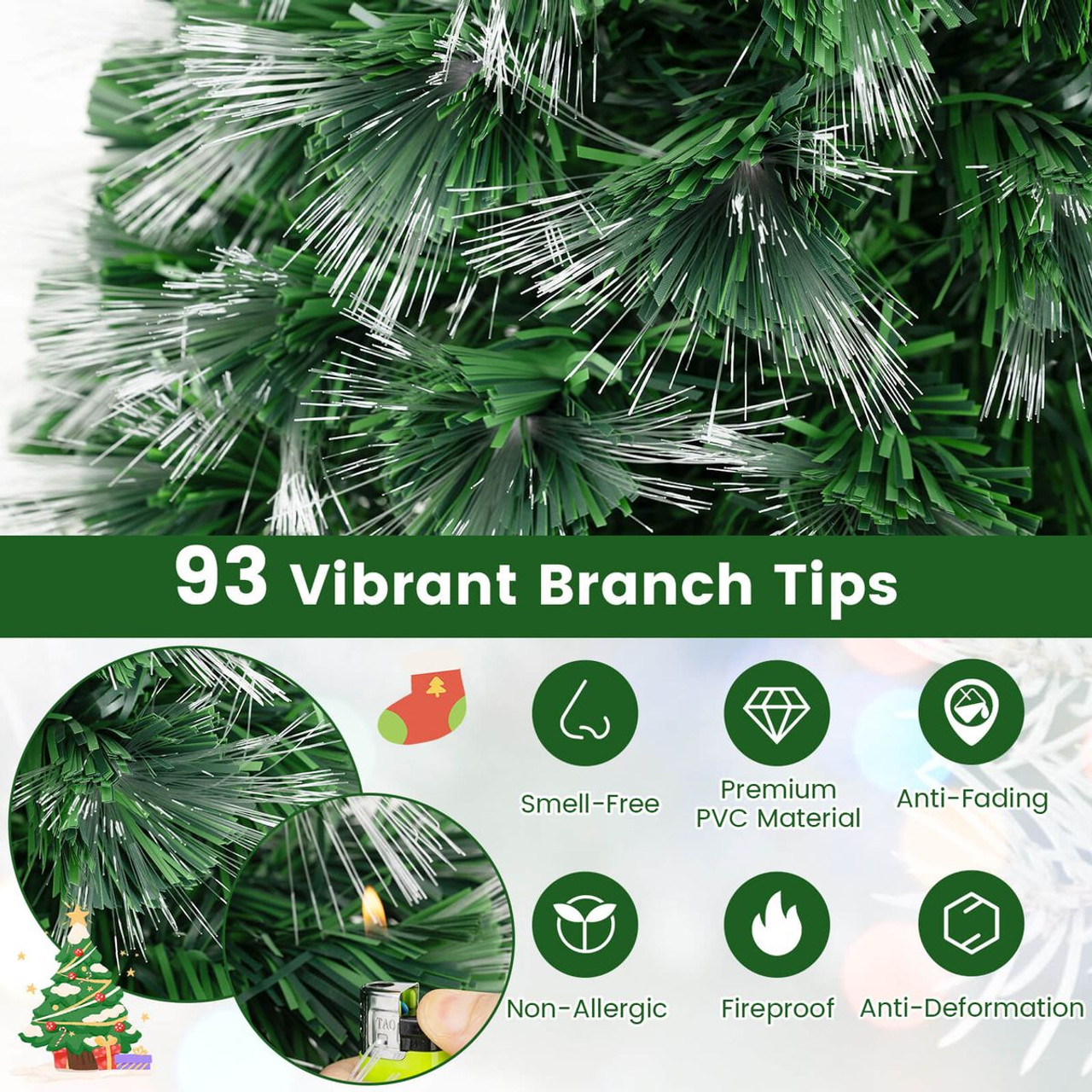 3 Foot Fiber Optic Christmas Tree  product image