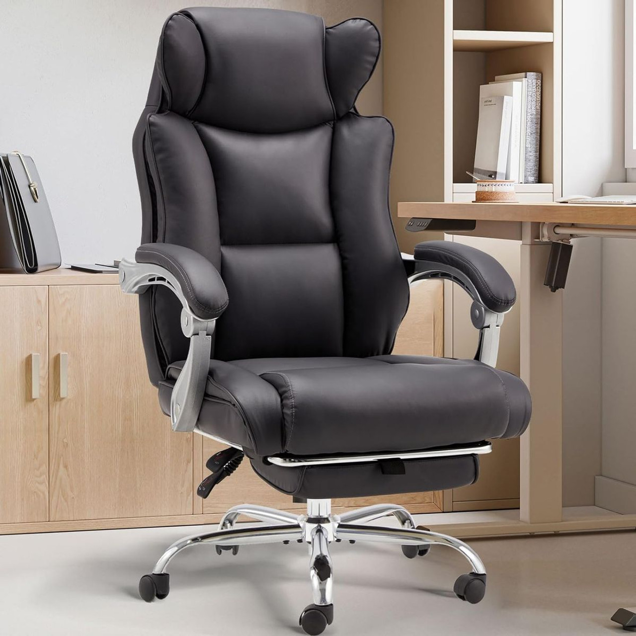 Office Desk Gamming Chair with Foot Rest product image