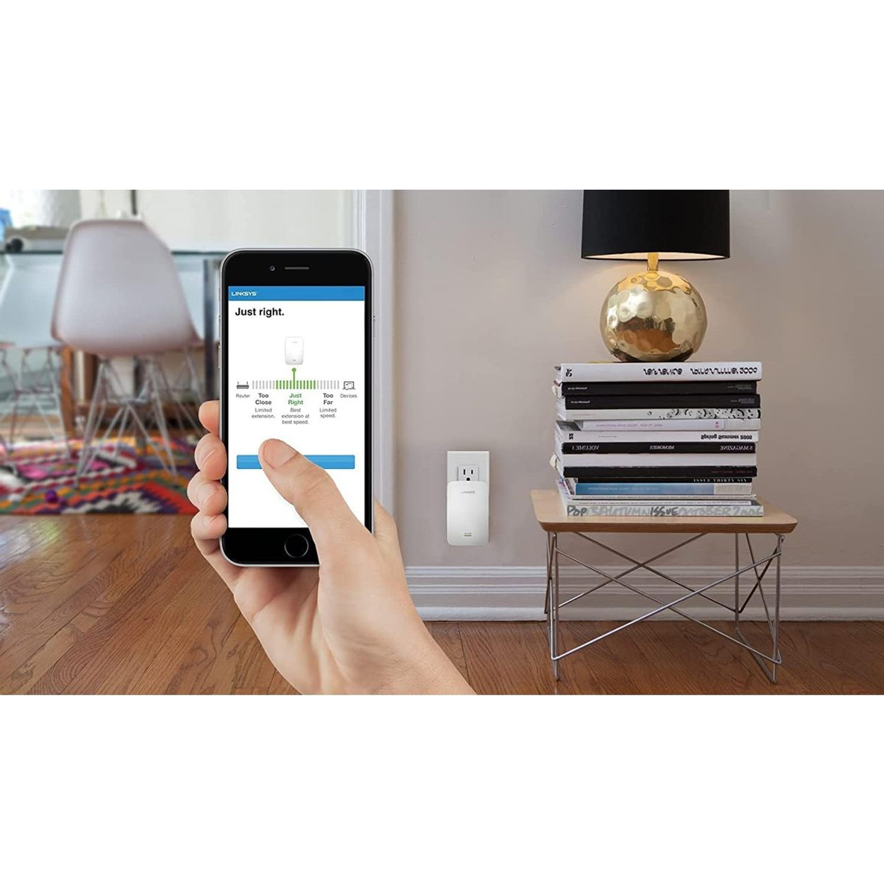 Linksys WiFi 5 Dual-Band Booster (2,500 Sq. ft Coverage) product image