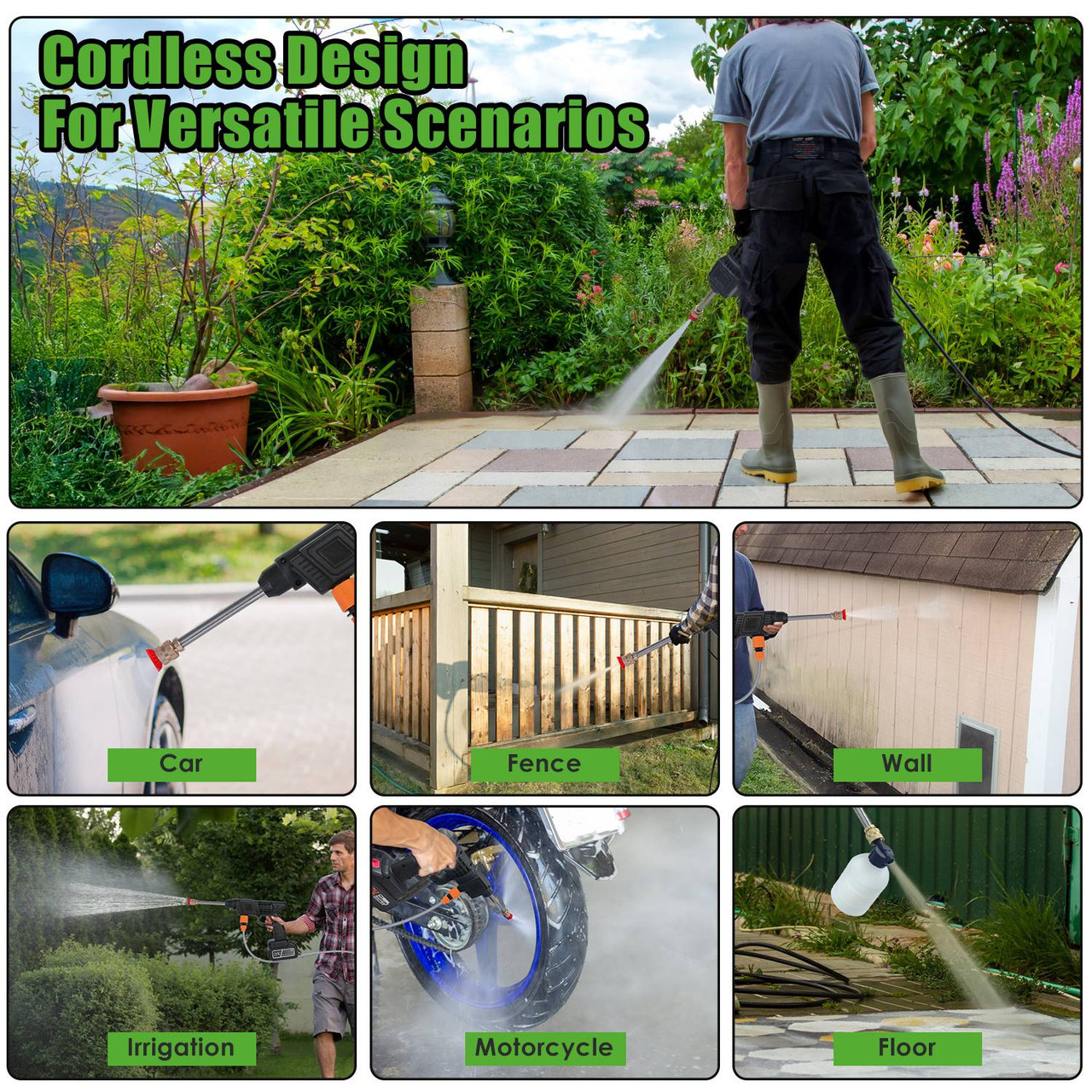 Cordless Power Pressure Washer product image
