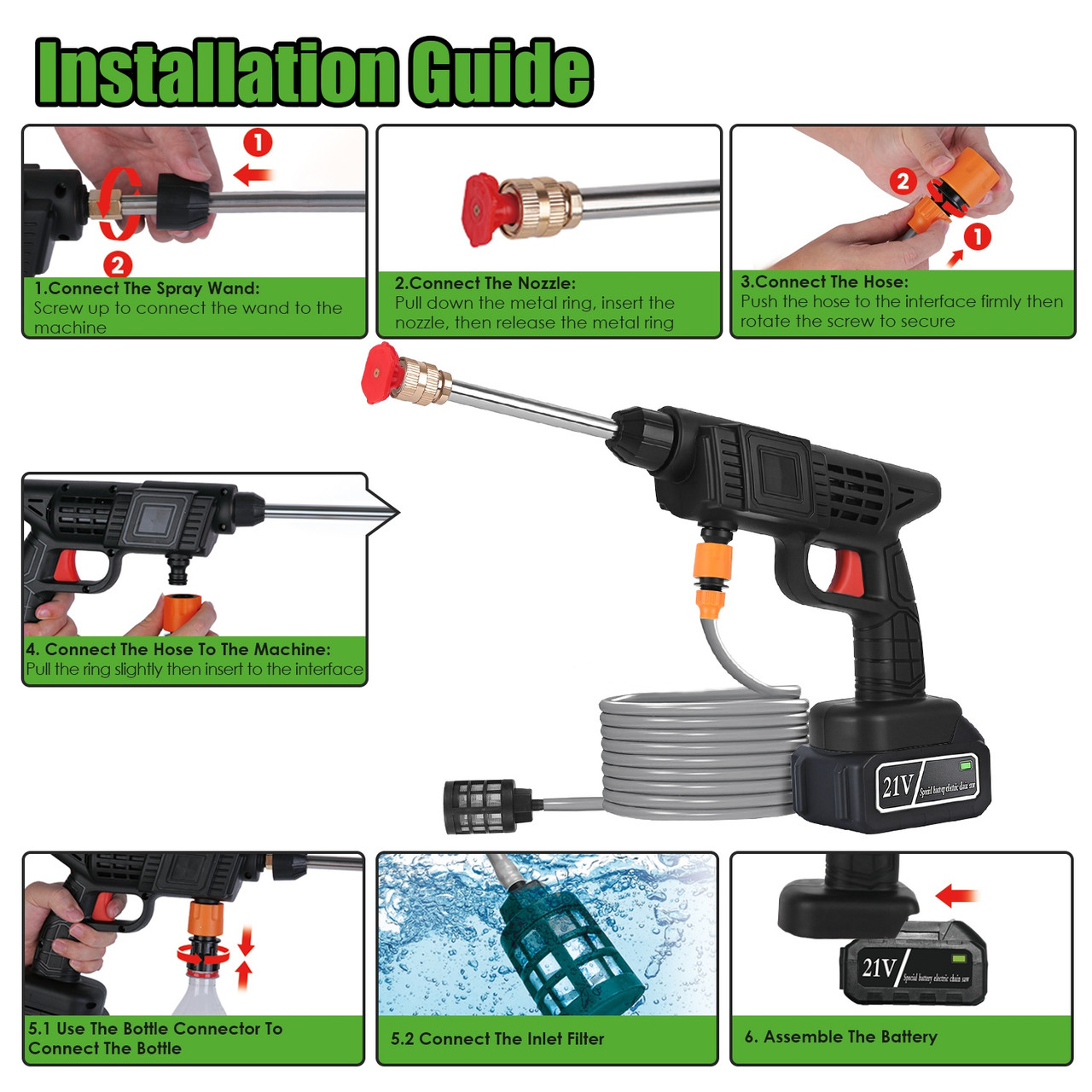 Cordless Power Pressure Washer product image