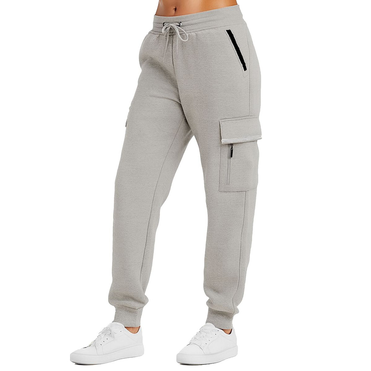 Women’s Loose Fit Cargo Tech Fleece Lined Joggers product image