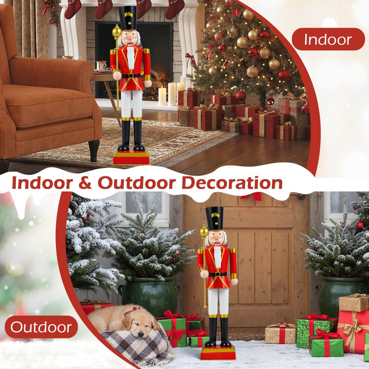 32.5” Christmas Nutcracker with Scepter product image