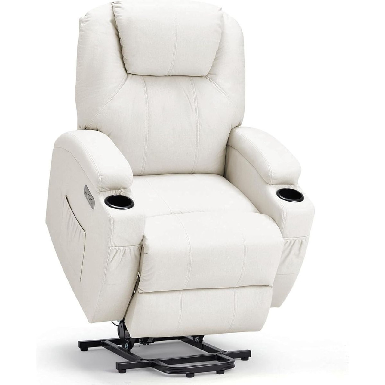 Electric Lift Chair Sofa with Side Pockets (USB and Type-C Ports) product image