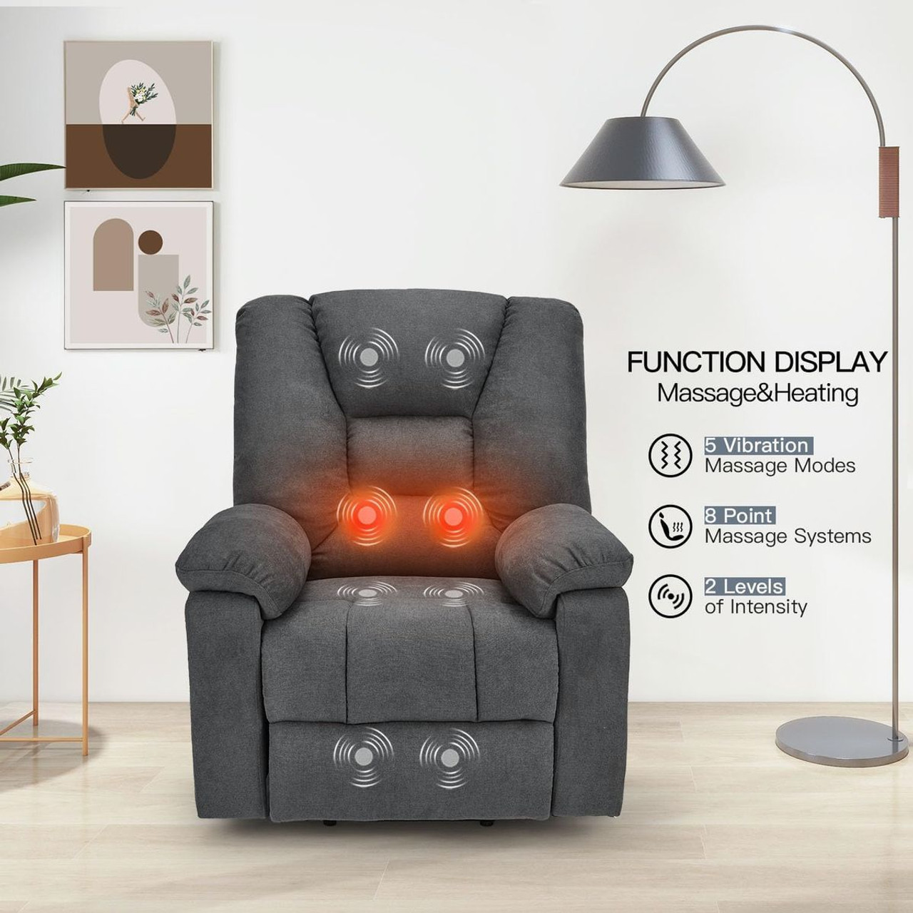 Electric Lift Chair with Heated Vibration Massage product image