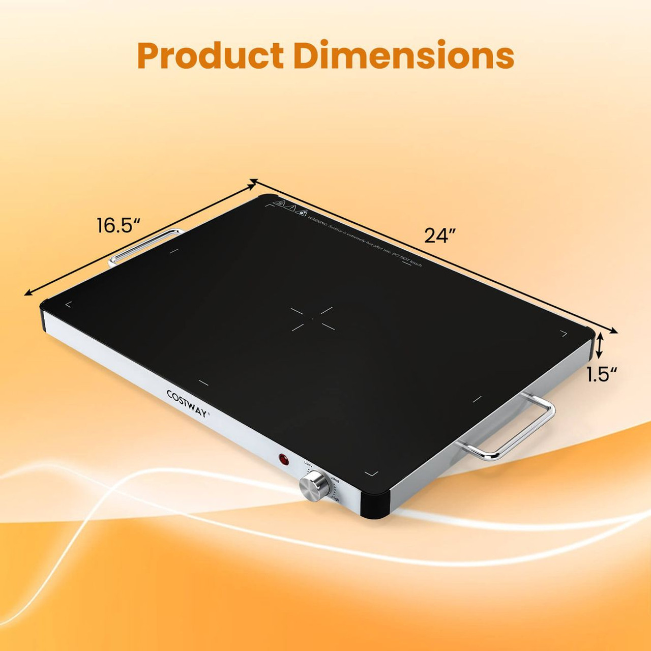 Portable Food Heater with Built-In Thermostat product image