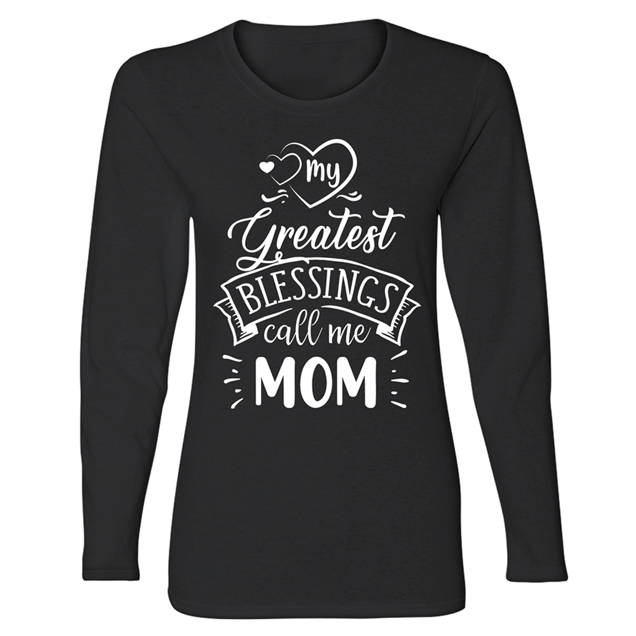 Greatest Blessings Mother's Day Long Sleeve Shirt product image