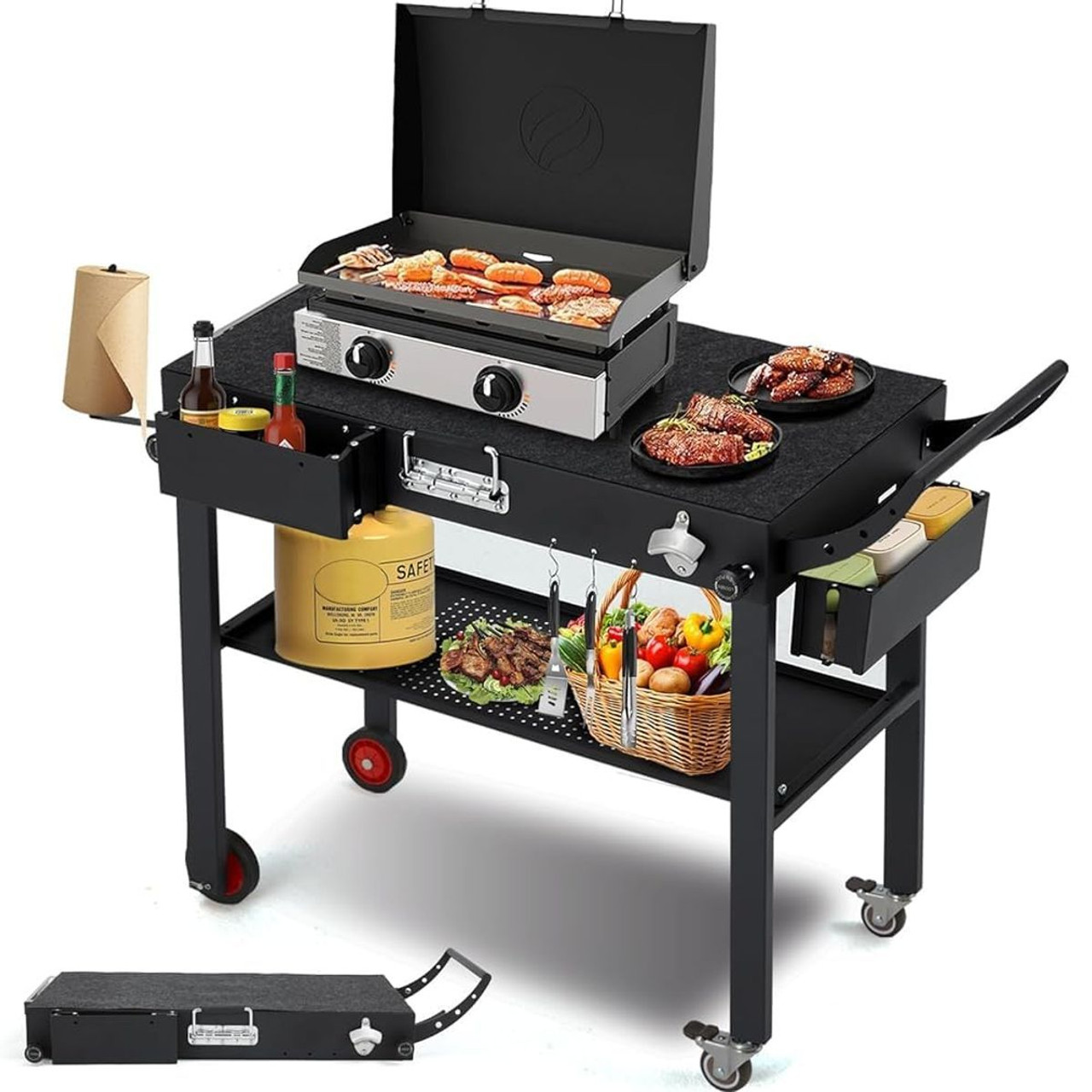 Outdoor Grill Dining Cart product image