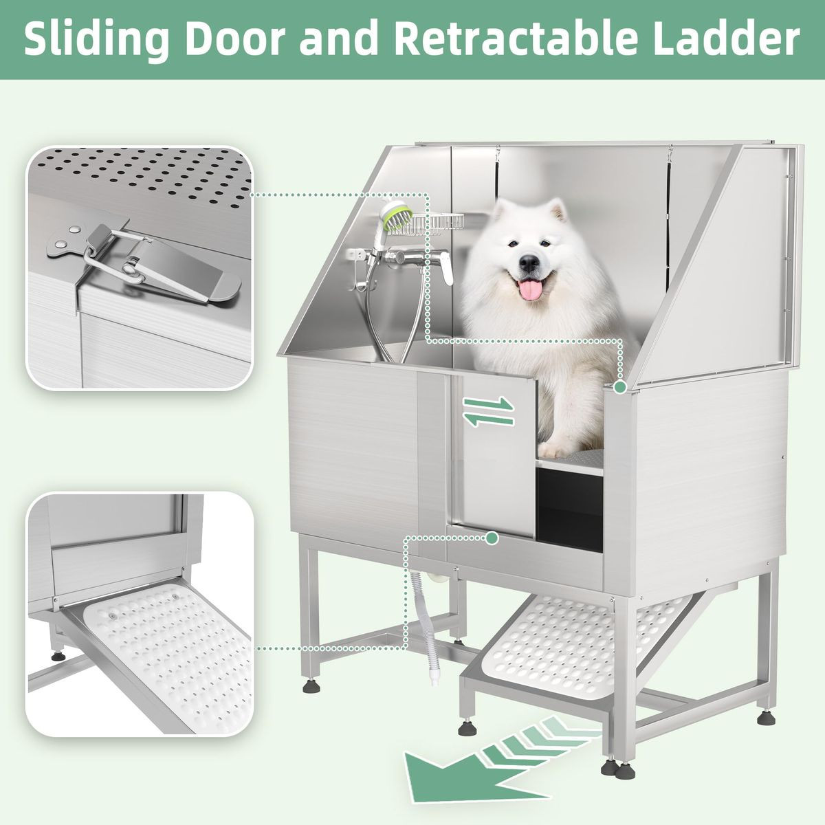 Stainless Steel Dog Washing Station product image