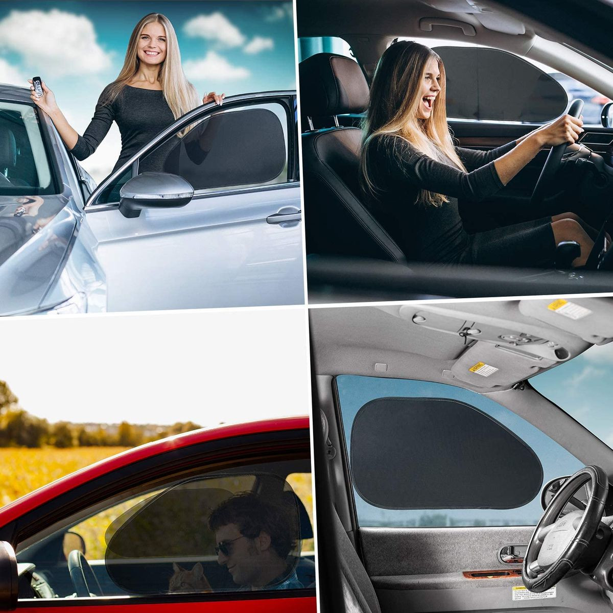 Zone Tech® Side Window Cling-on Sunshade (2-Pack) product image