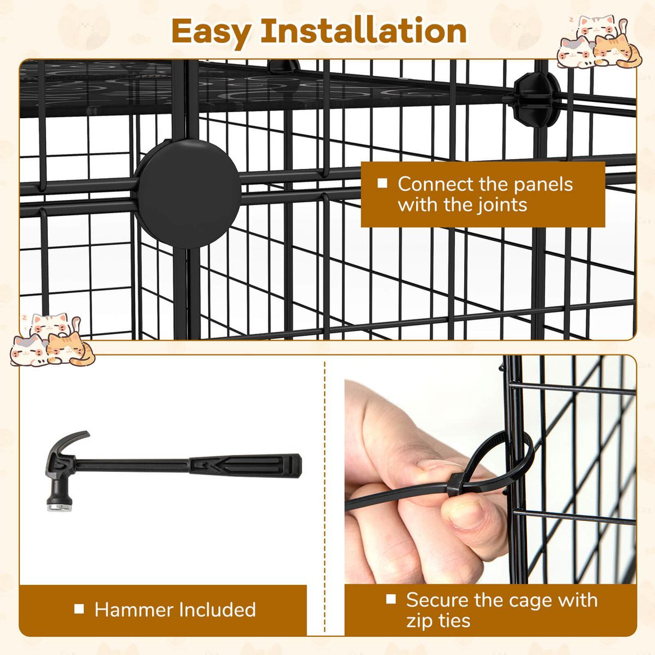 Cube Cat Cage (3 or 4 Tier) product image
