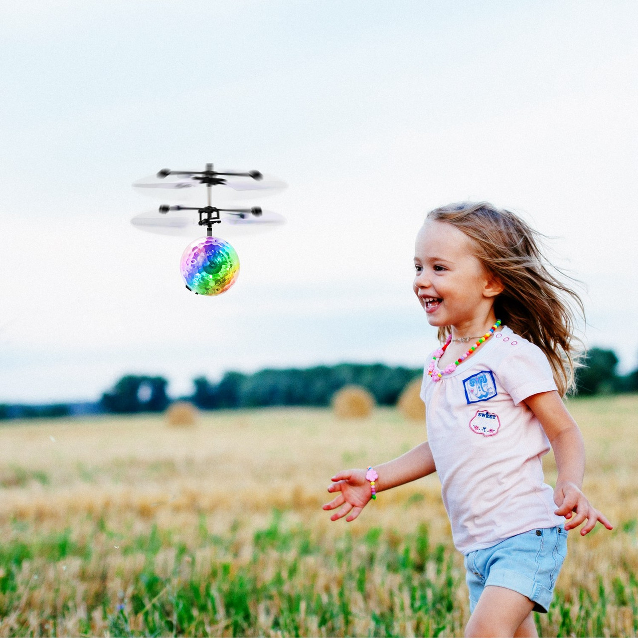 Hand-Sensing Flying RC Helicopter Ball with LED Lights product image