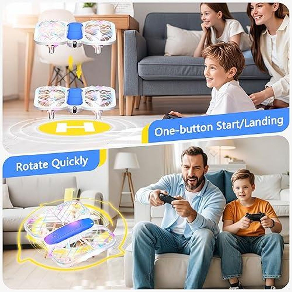 Kids' Small Helicopter Indoor RC Drone product image
