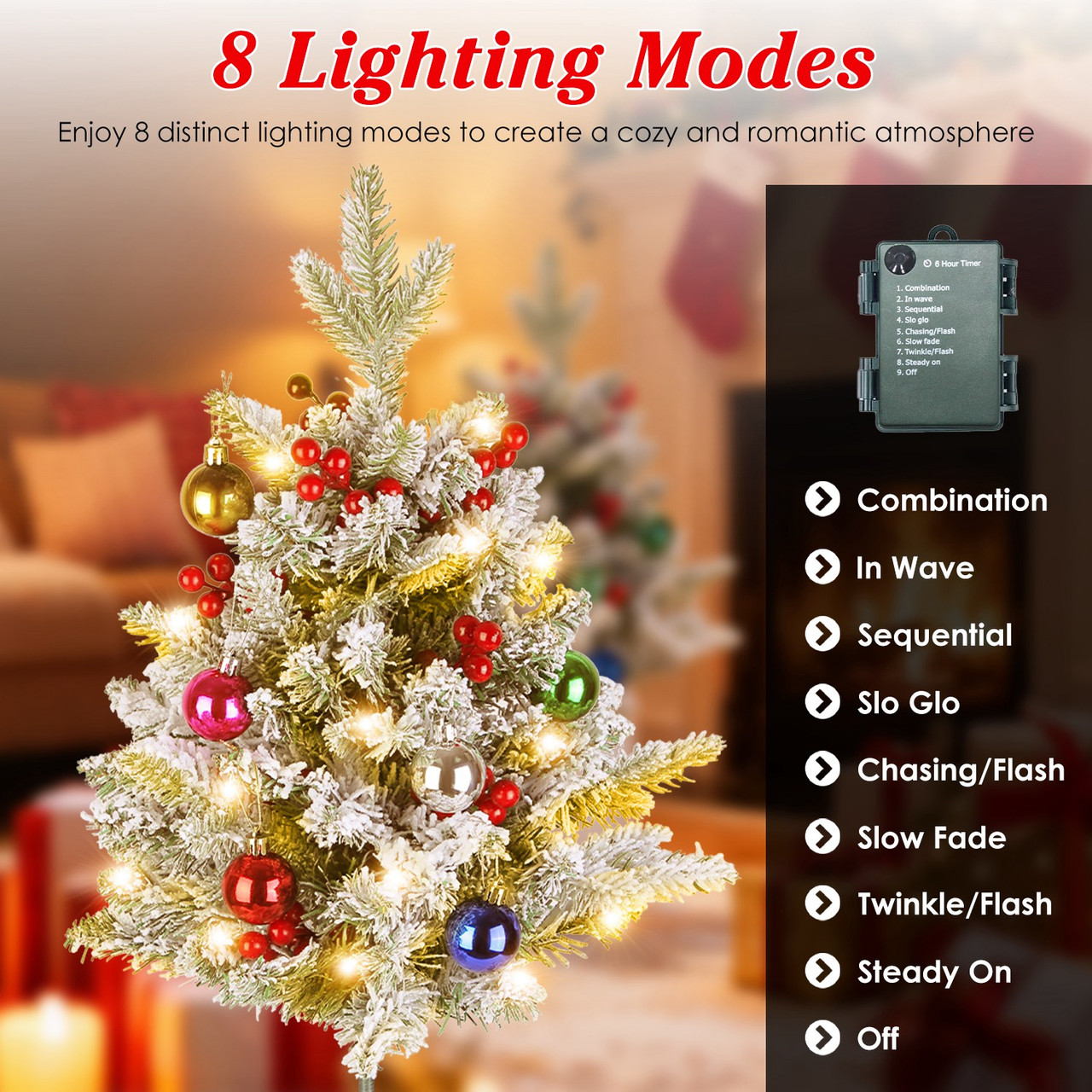 Lighted Christmas Trees (Set of 2) product image