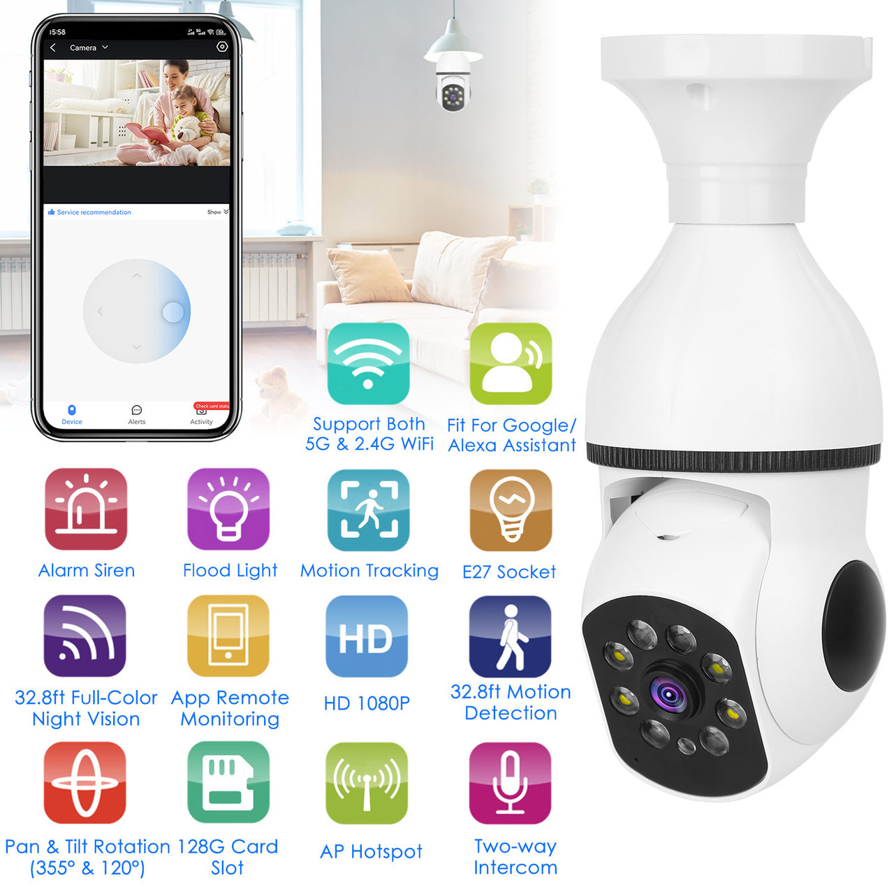 1080P WiFi Surveillance Camera product image