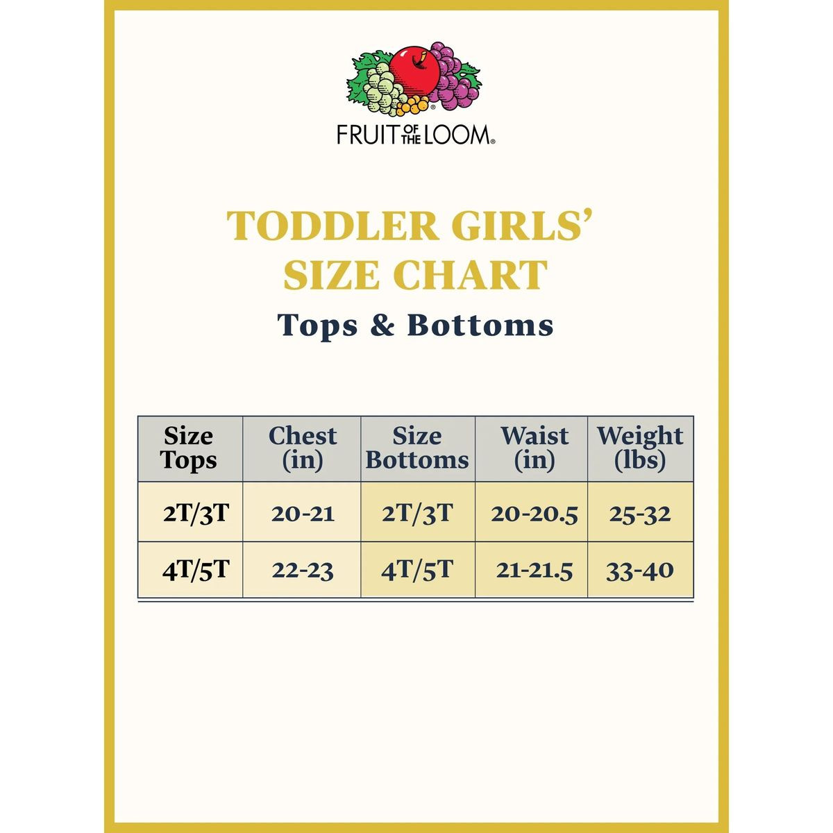 Fruit of the Loom Toddler Girls' Layering Tank Top, 2T/3T (6-Pack) product image