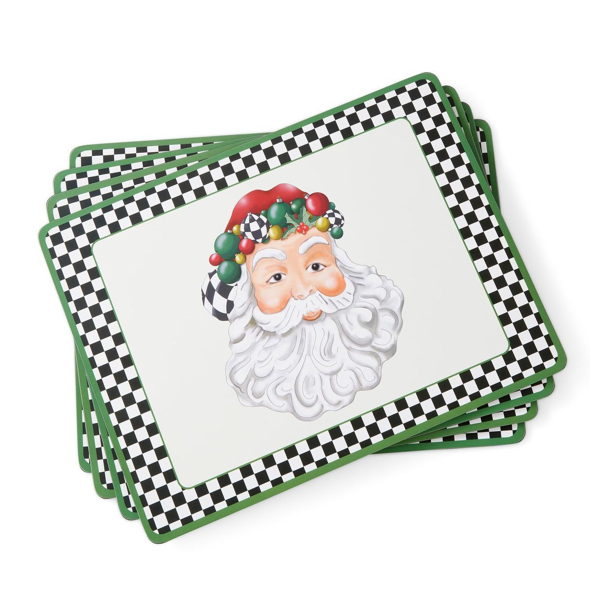 Cork-Backed Santa Placemats (Set of 4) product image