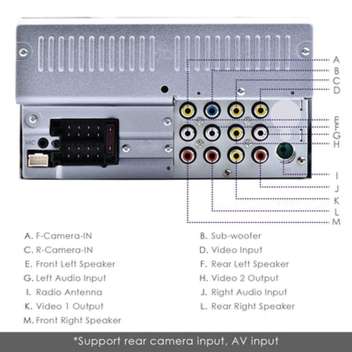 Nakamichi 6.2" WVGA Double-Din In-Dash DVD Player product image