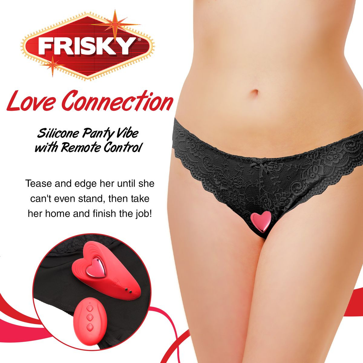 Frisky Play Hard Silicone Panty Vibrator with Remote Control product image