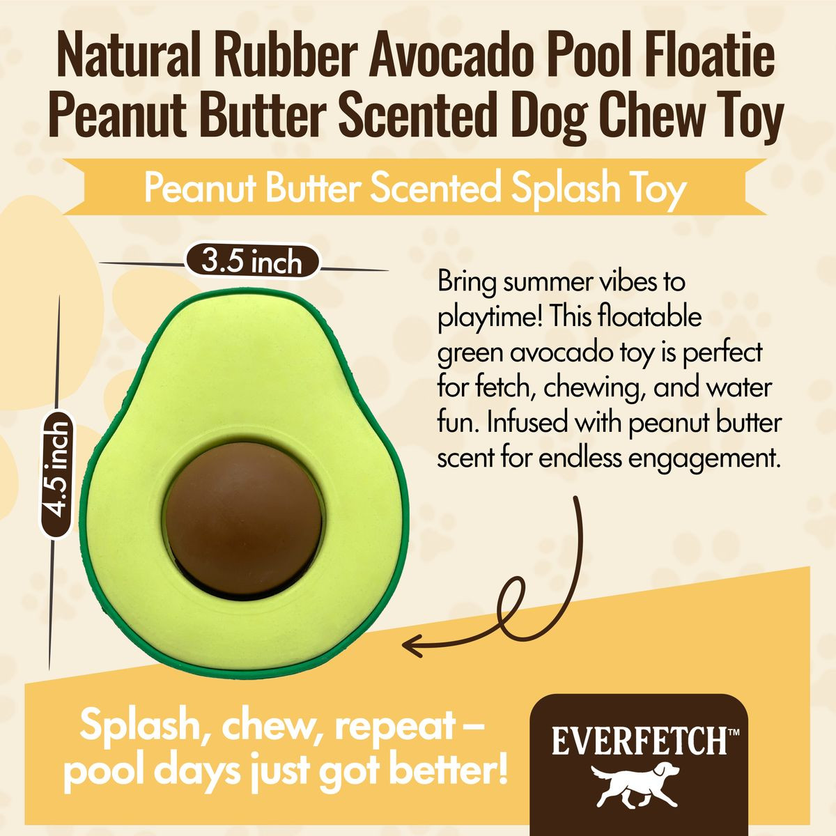 Everfetch Natural Rubber Scented Funky Dog Toys product image