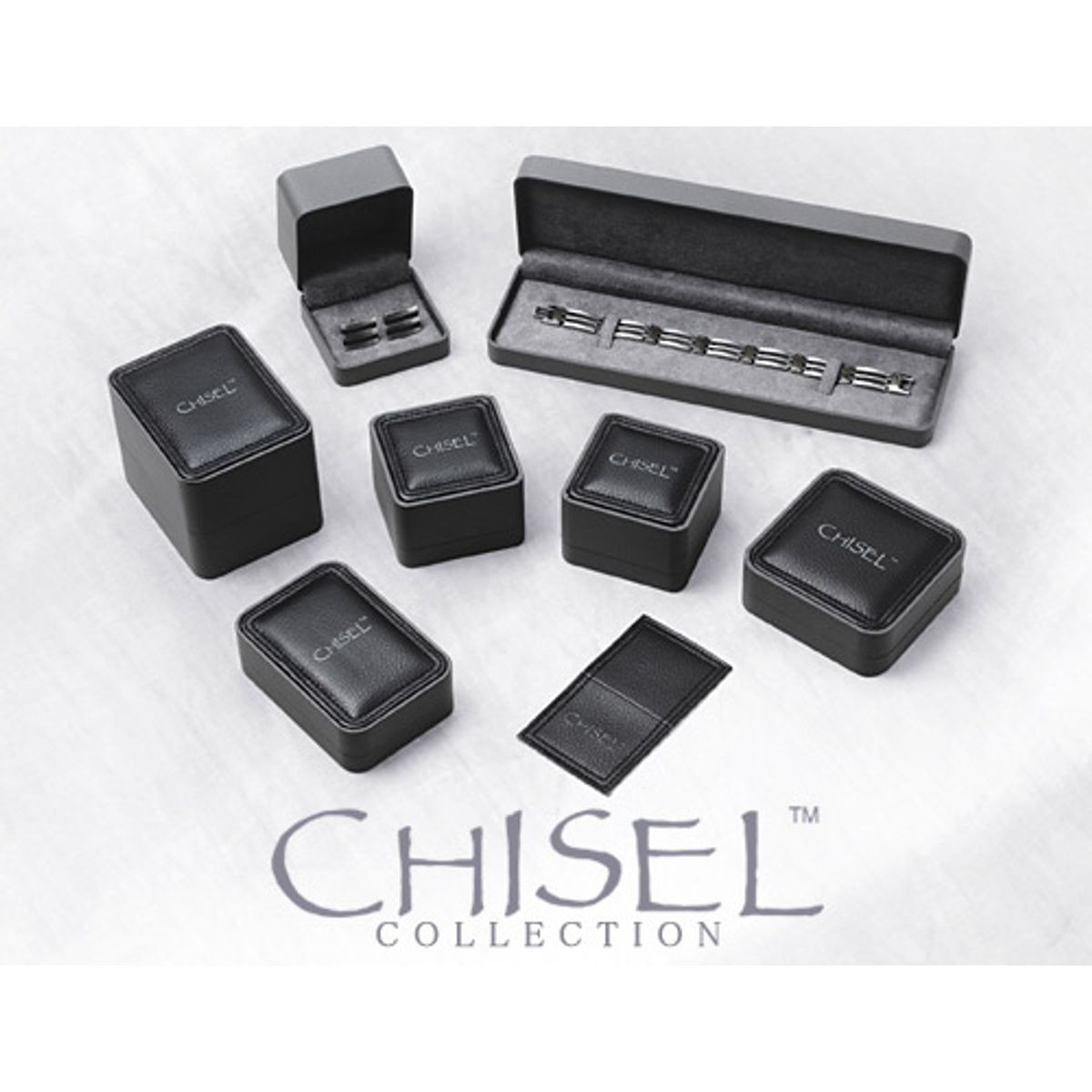 Mens Stainless Steel Polished Square CuffLinks product image