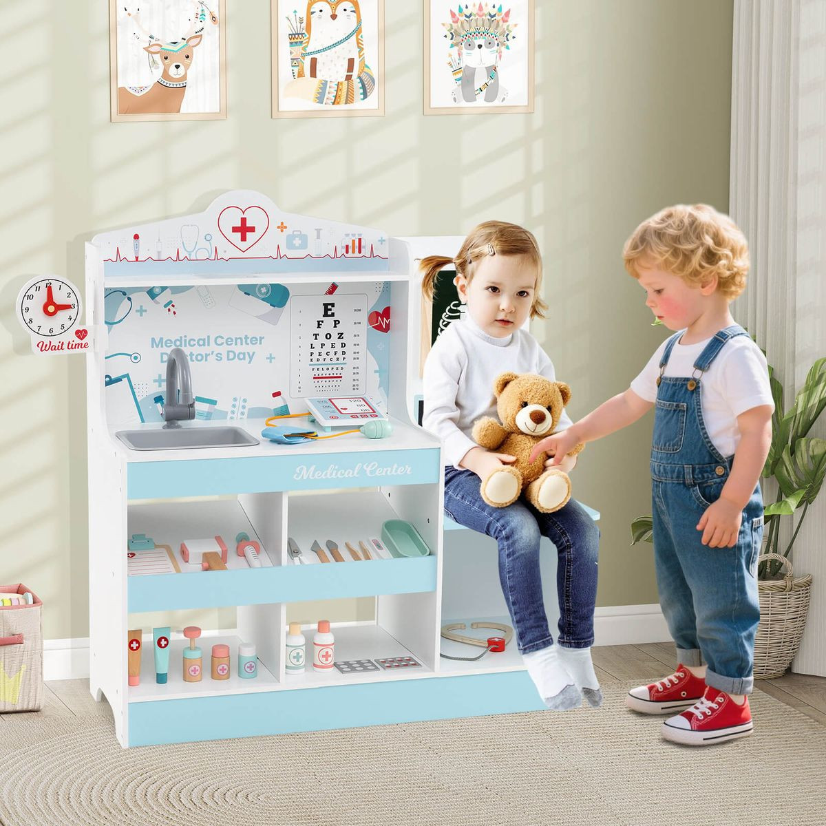 Wooden Doctor Play Set with 24-Pieces Accessories  product image