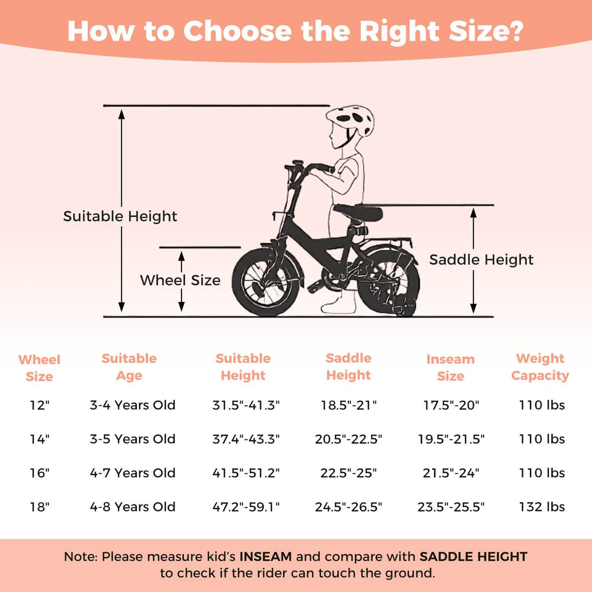 Adjustable Kids Bike (12", 14", 16", and 18")  product image