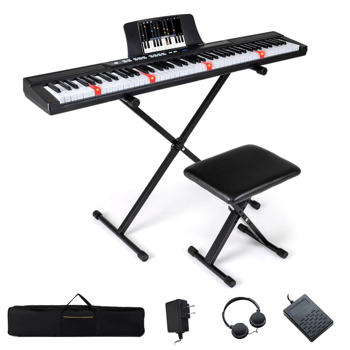 88-Key Electric Piano Keyboard product image