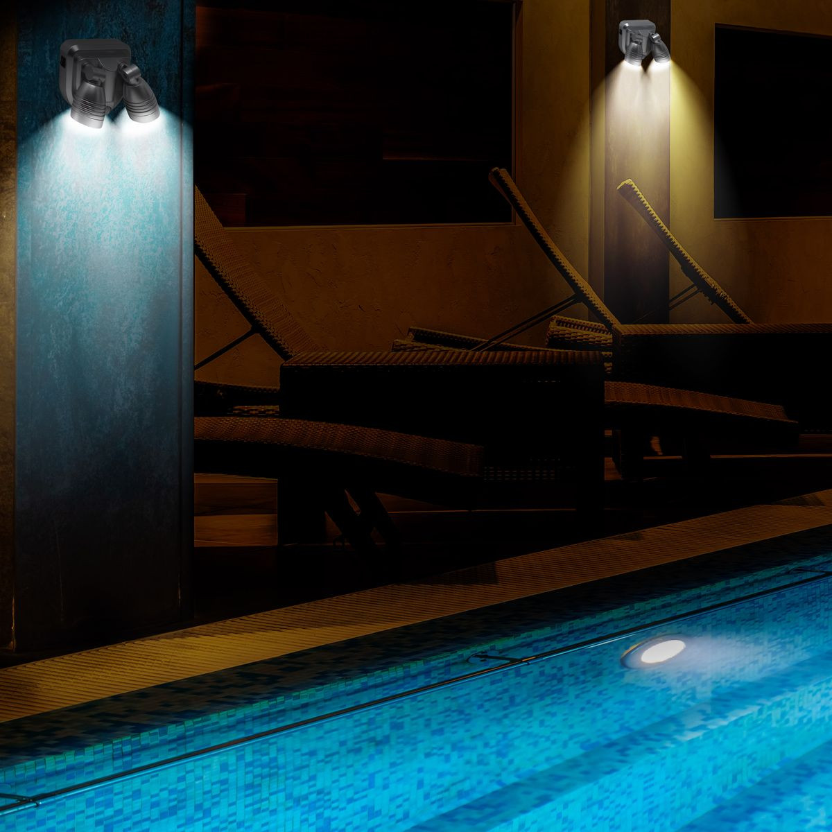 Bright Basics Motion Activated Dual Security Light product image