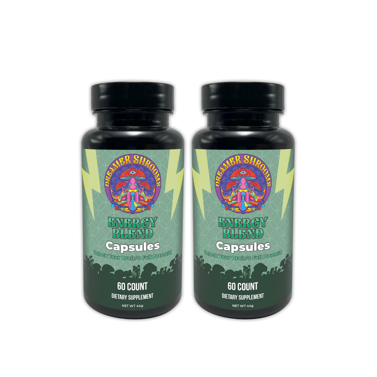 Dreamer Shrooms Nootropic and Adaptogenic Capsules (1- or 2-Pack)  product image