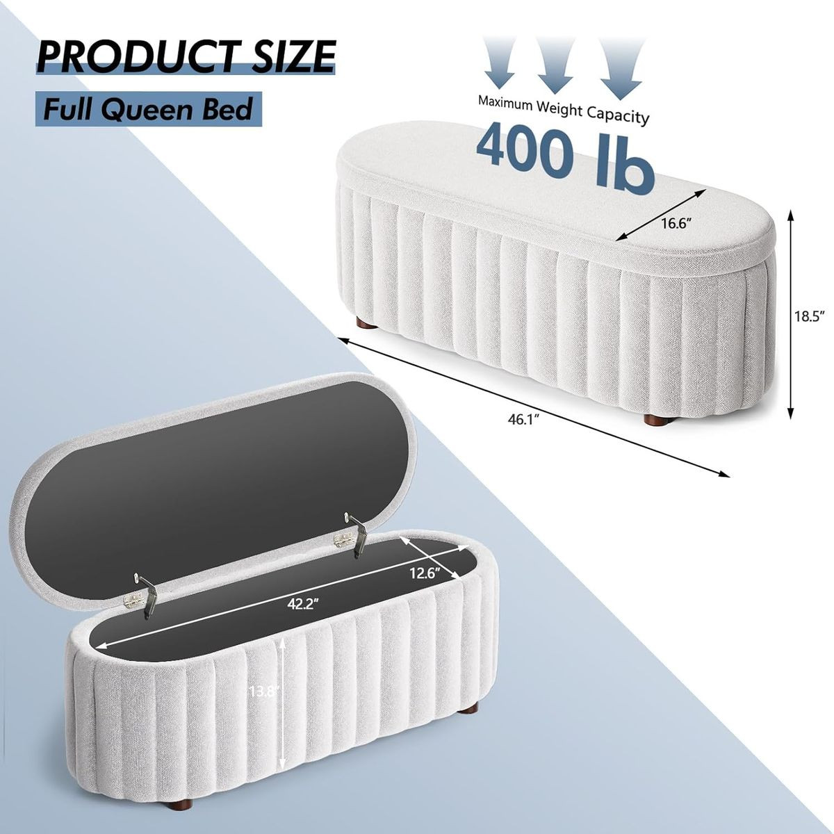 Upholstered Storage Bench product image