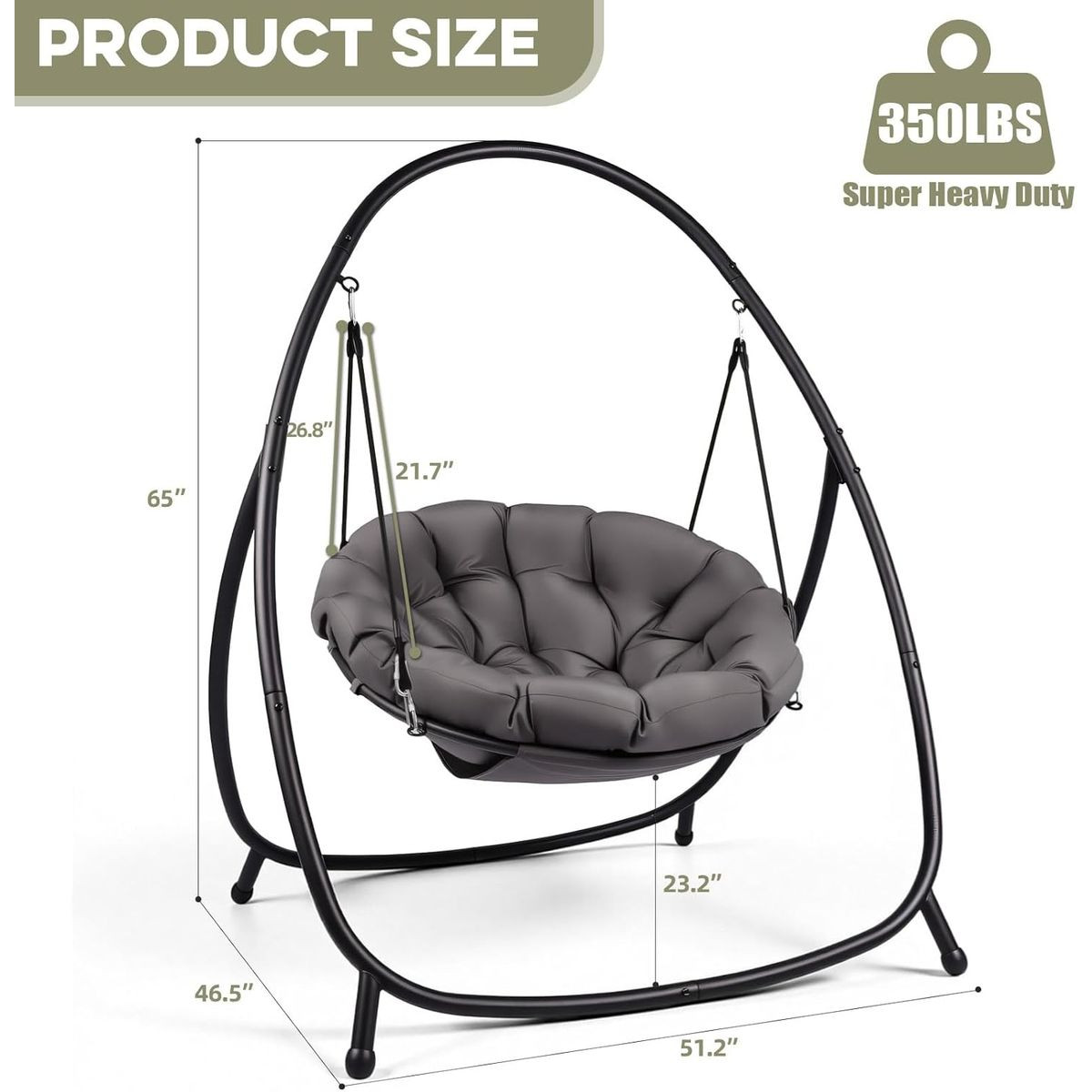 Cushioned Hanging Hammock Chair  product image