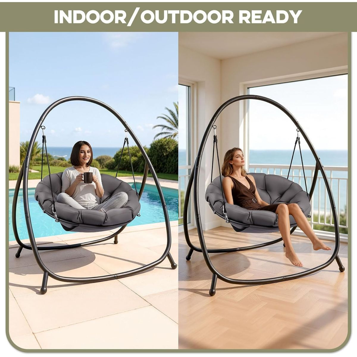 Cushioned Hanging Hammock Chair  product image