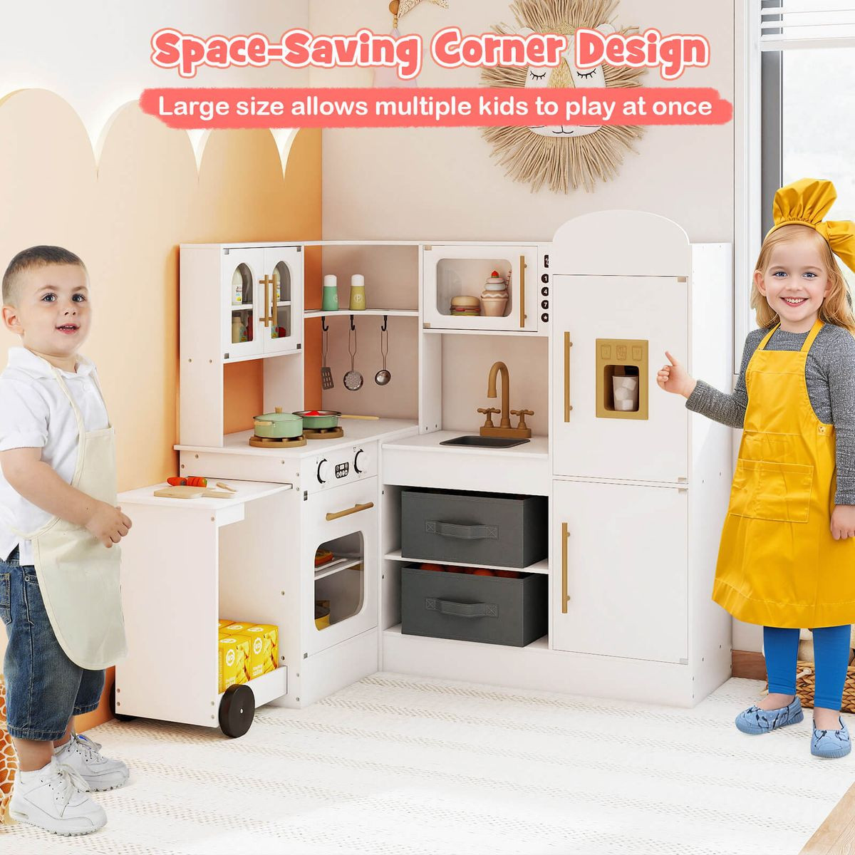 Kids Corner Kitchen Set with Lights and Sounds product image