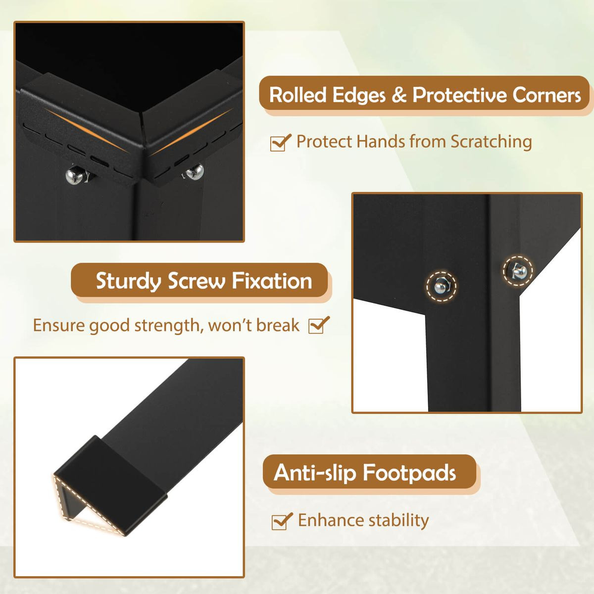 Raised Garden Planter Box with Drainage Hole product image