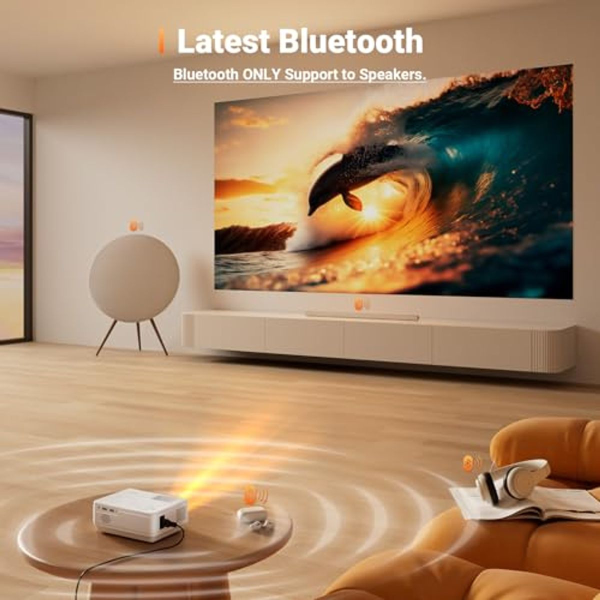 Artsea Portable Bluetooth Mini Projector product image