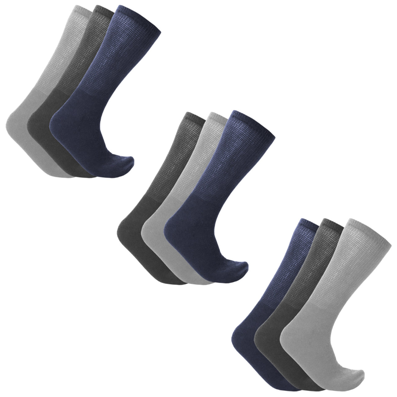 Diabetic Crew Socks (3- or 9- Pairs) product image