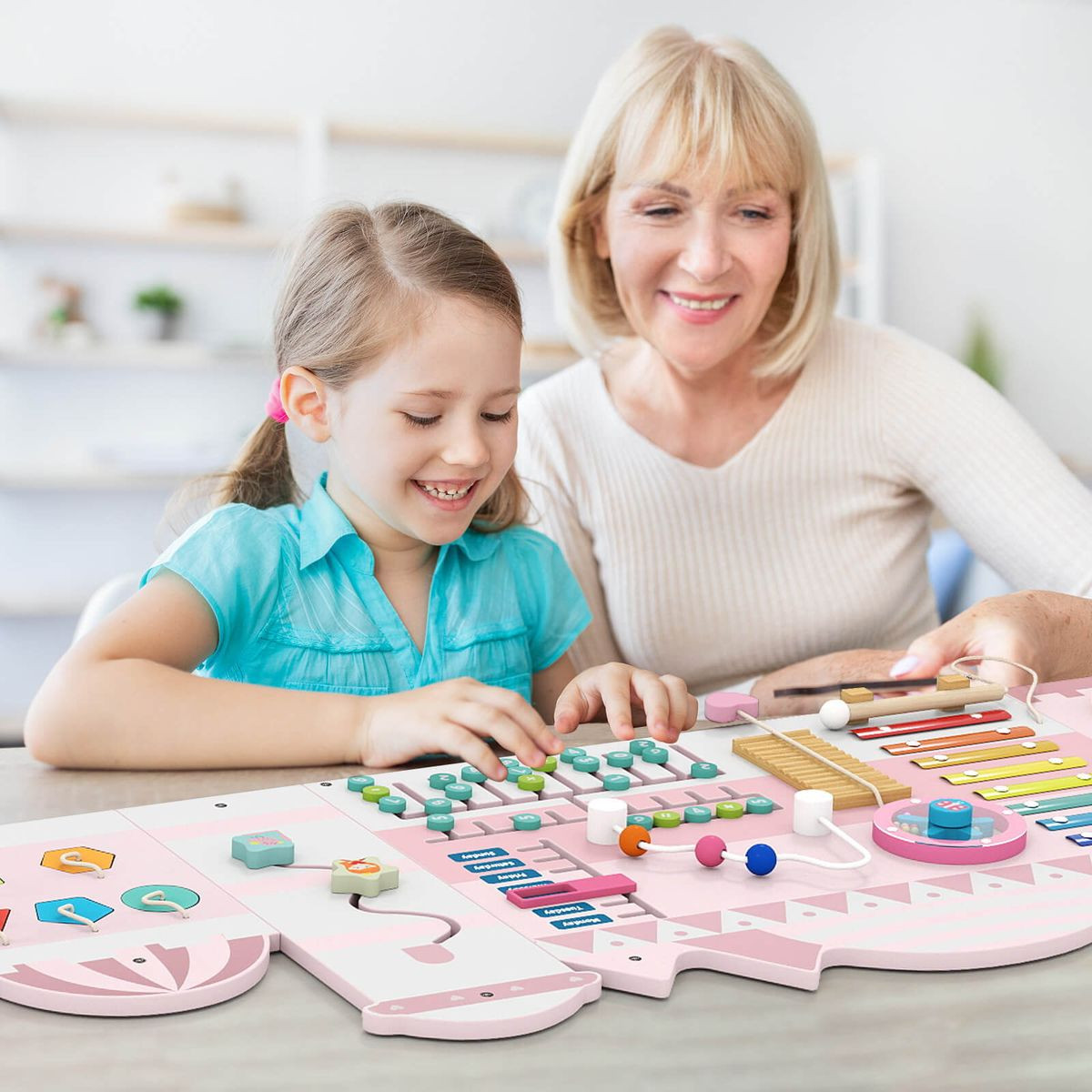 11-in-1 Montessori Wooden Sensory Board  product image