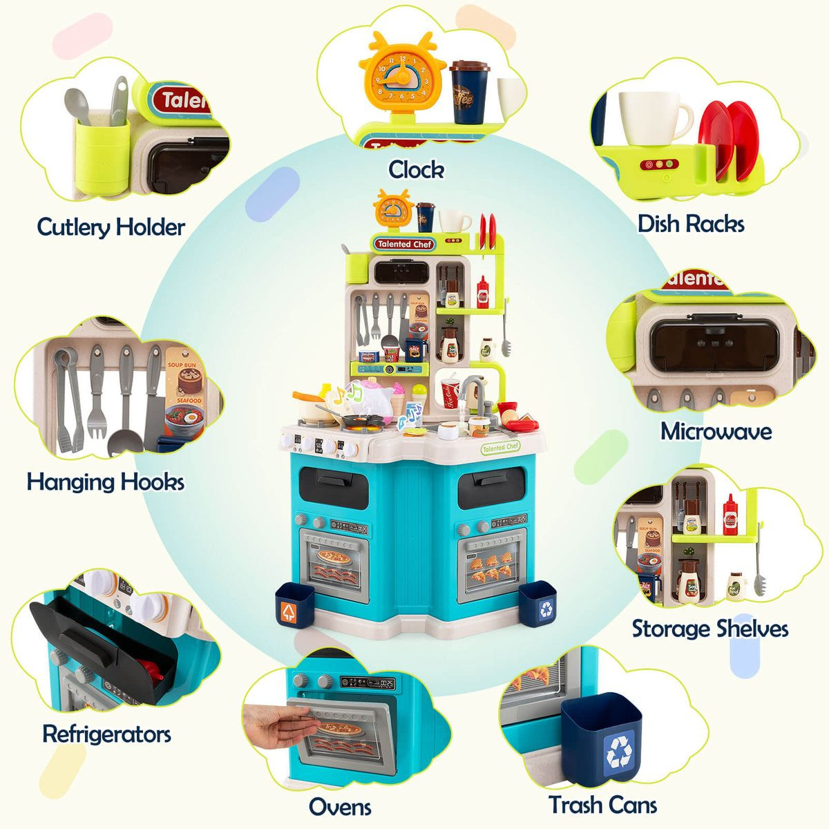 Kids' Kitchen Play Set (113 Piece Set)  product image