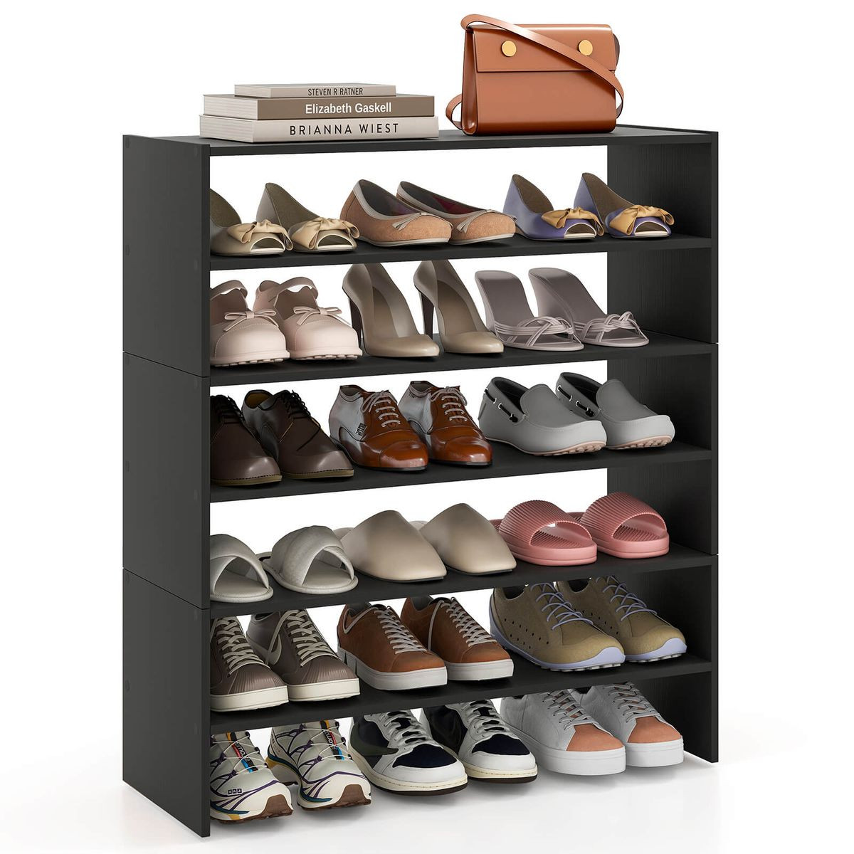 2 Tier Stackable Shoe Rack (1 or 2-Pack) product image