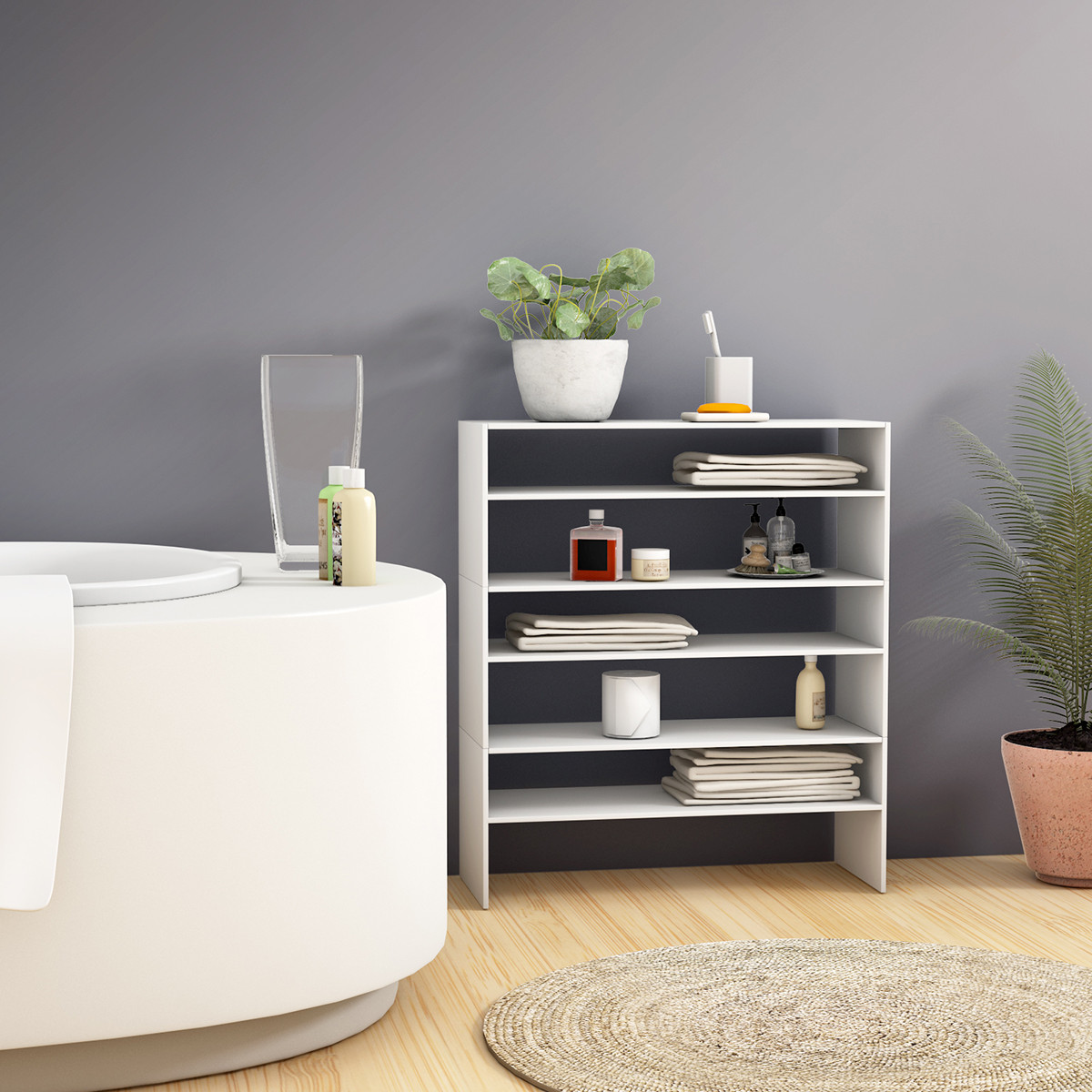 2 Tier Stackable Shoe Rack (1 or 2-Pack) product image