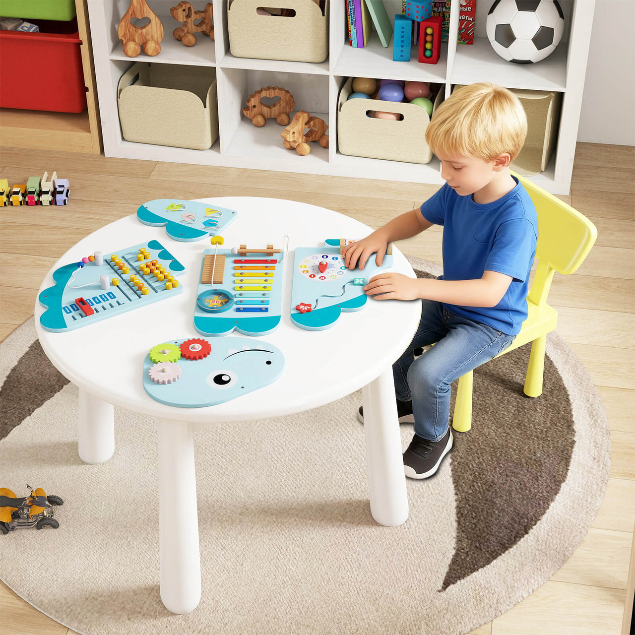 11-in-1 Dinosaur Activity Wall Busy Board product image