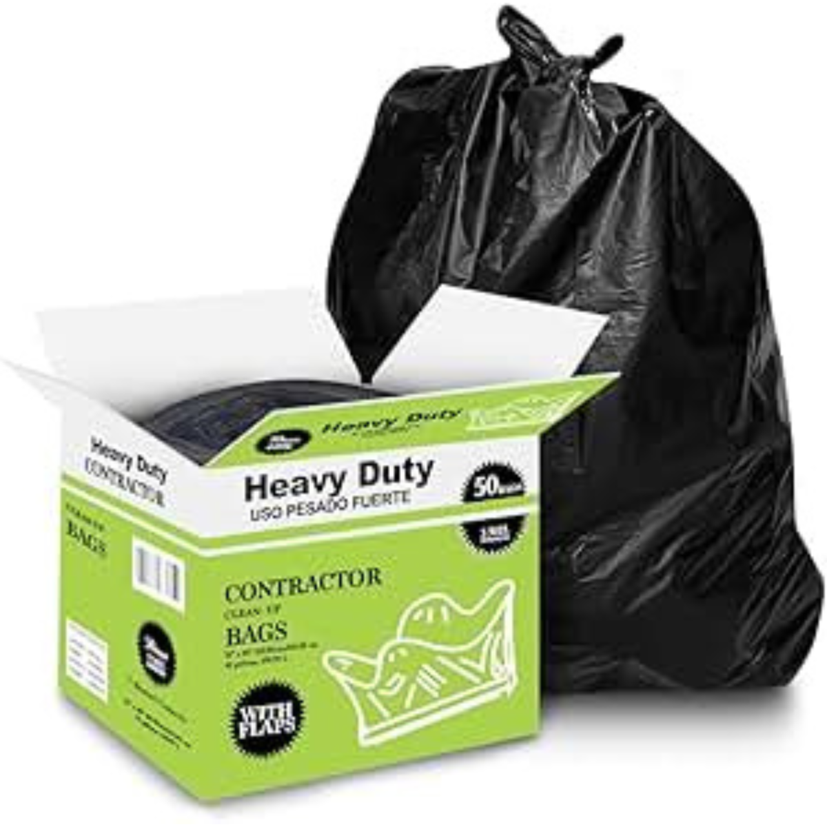50-Count Contractor Trash Bags product image