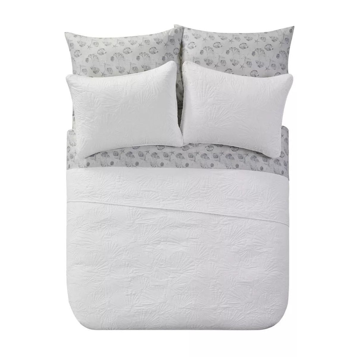 VCNY Home Seashells Bed-In-A-Bag Quilt Set product image