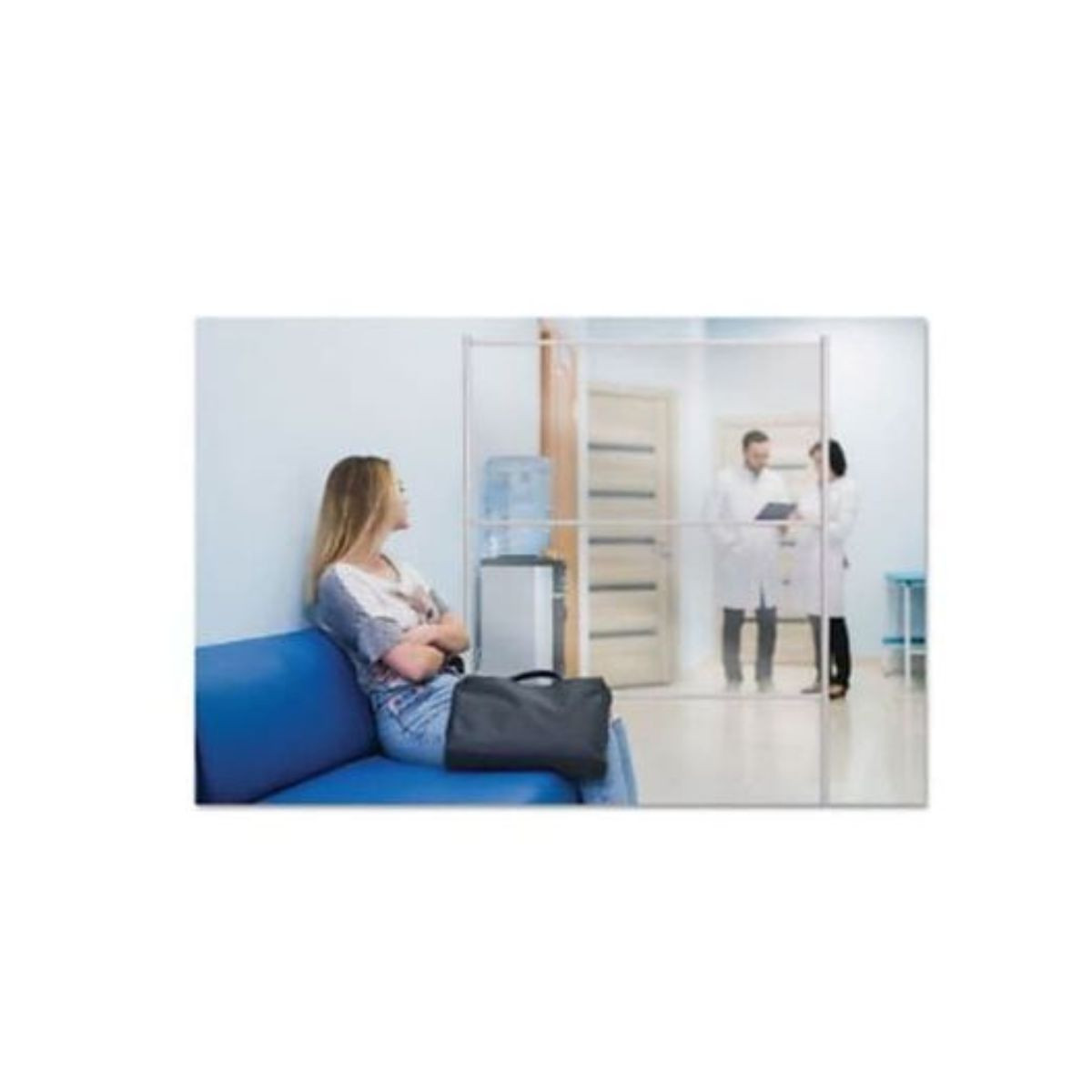 MasterVision Mobile Glass Panel Divider product image